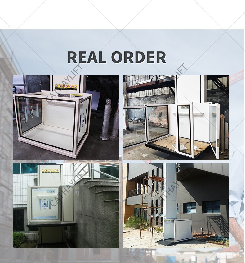 Cathay lift Hydraulic wheelchair home lift-Shandong Cathay Machinery Co Ltd 6