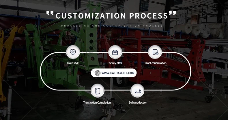 Tow behind boom lift-Shandong Cathay Machinery Co Ltd 7