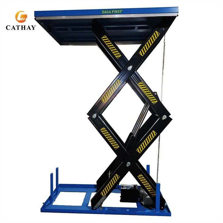 hydraulic double scissor lift table