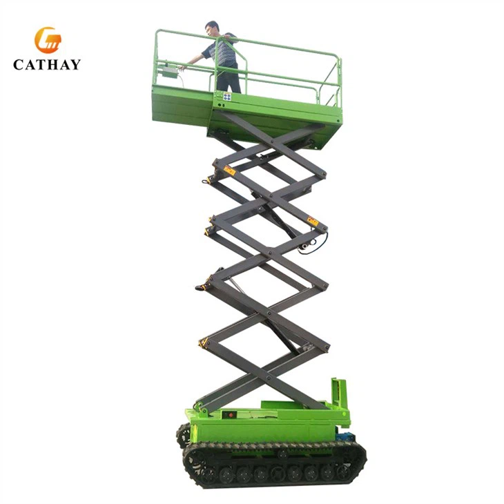 Sprzedaż podnośnika nożycowego do trudnego terenu