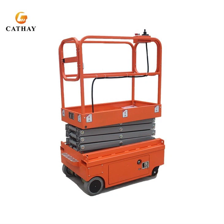 Mini Semi Electric Scissor Lift One Man Lift